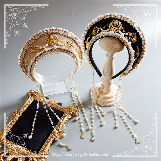 Fox Cherry--Lolita Palace Retro Head Ornament Hair Crown