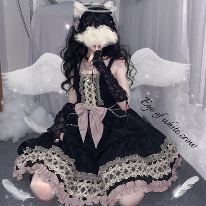 Eye of  White Crow - Dairy Lolita Dress Hot Girl JSK
