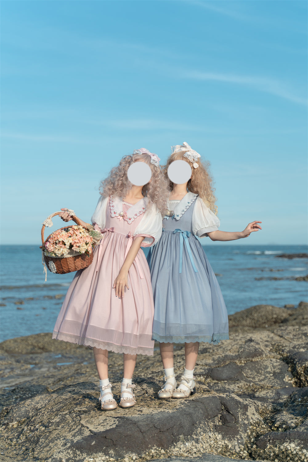 EESSILY - Afternoon Courtryard - Kawaii Lolita Summer Embroidery OP