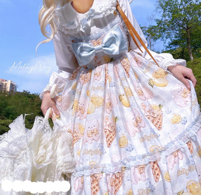 Milky Way - Lemon Puppy Lolita JSK Dress