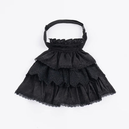 With PUJI - Thorny Night - Gothic Lolita Bust-supporting Skirt With Removable&Adjustable Strap