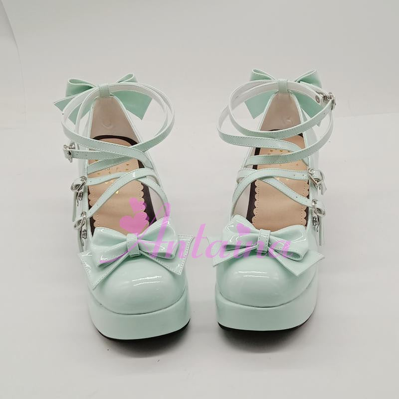 Antaina - Popular Japanese Lolita Bow Strap Multiple Colors