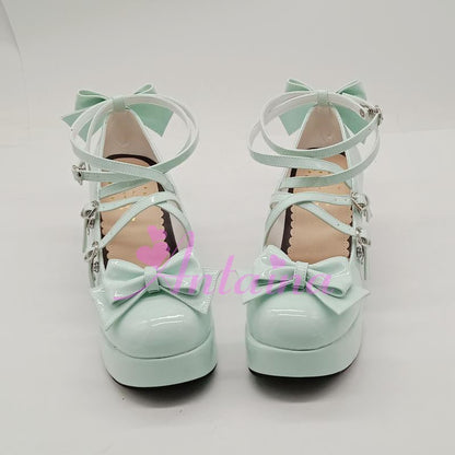 Antaina - Popular Japanese Lolita Bow Strap Multiple Colors