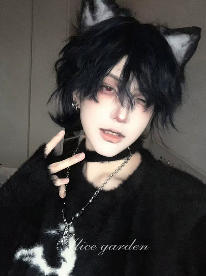 Alicegarden - Ouji Lolita Wig Short Curly Male Lolita Wig