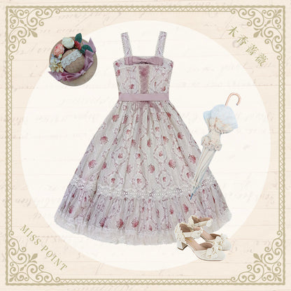 Miss Point - Woody Rose - Elegant Floral Lolita JSK Dress