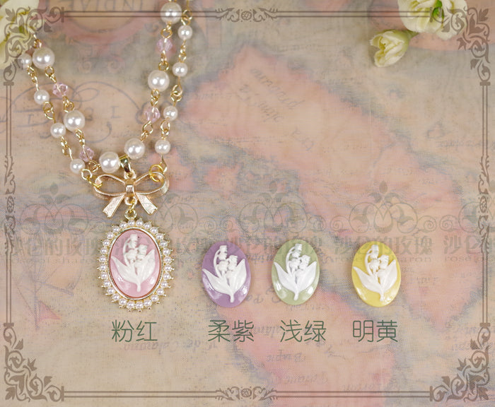 Rose of Sharon - Retro Lolita Necklace 4 Colors