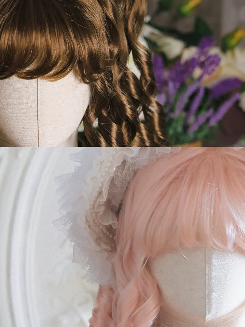 Mabuxi - Retro Lolita Wig Elegant Roman Curls Gorgeous Court Wigs