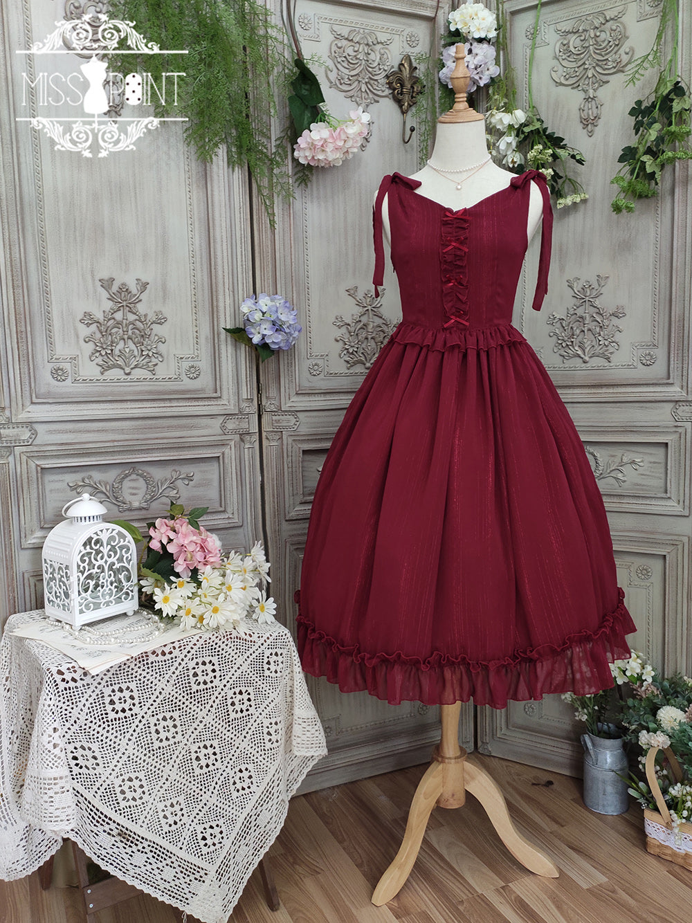 Miss point - Rhine Riverside - French Vintage Chiffon Lolita JSK