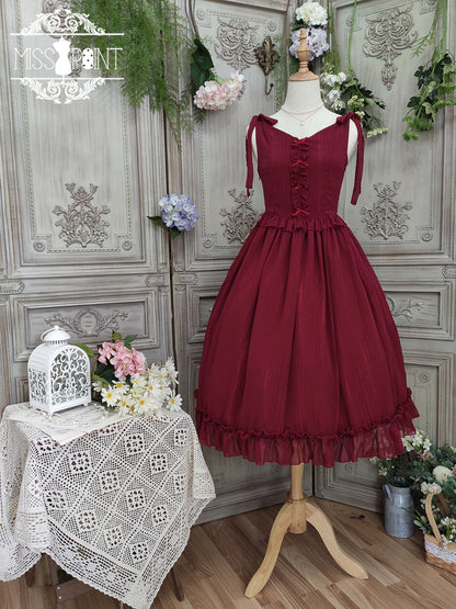 Miss point - Rhine Riverside - French Vintage Chiffon Lolita JSK