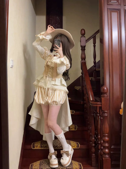 Uncle's Workshop - Ouji Lolita Shirt Set, Prince Style Bloomers