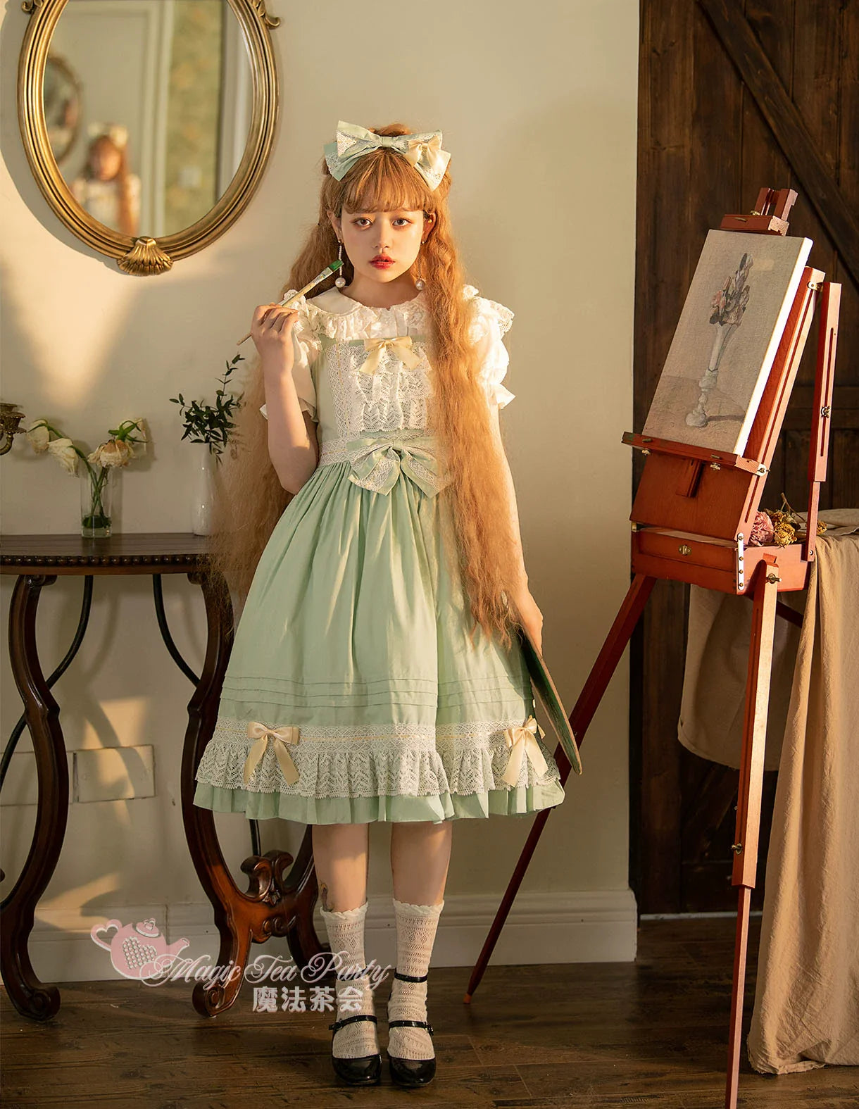 Magic Tea Party - Cute Lolita Jumper Dress Multicolors JSK