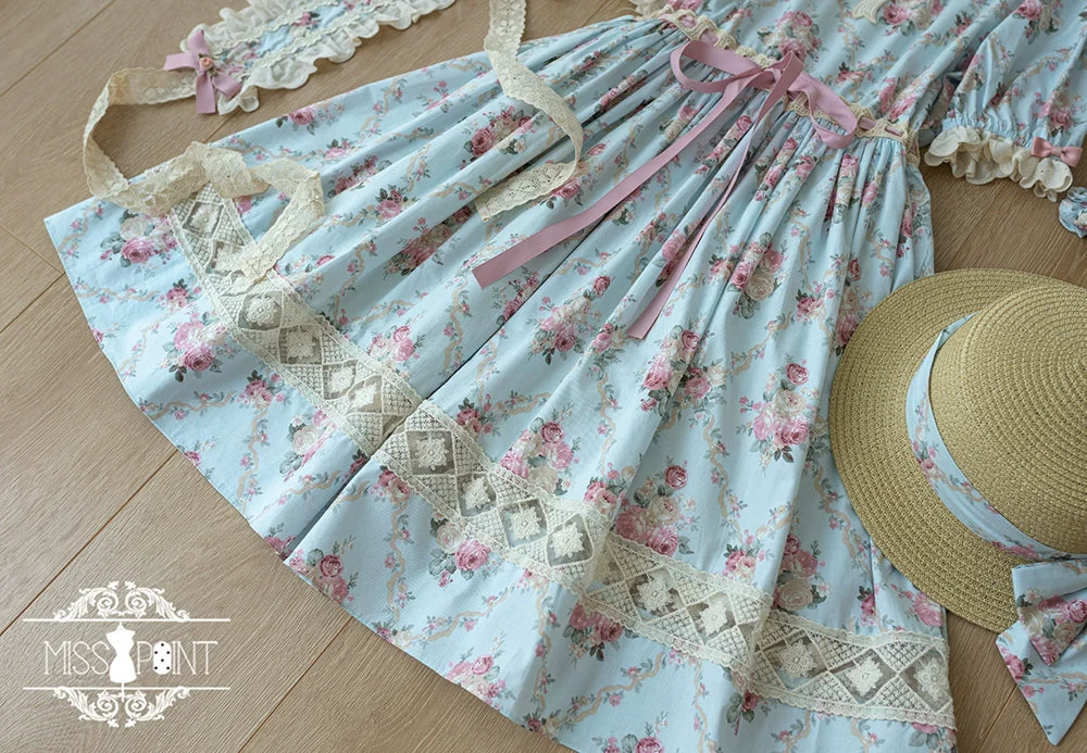 Miss Point - Customized Elegant Lolita OP Dress Cute Daily Girl Short Lolita Dress