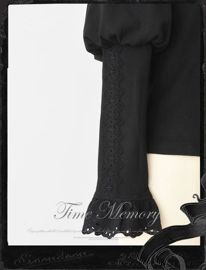 Time Memory - Cozy and Warm - Elegant Lolita Shirt Slimming Mutton Sleeves Blouse