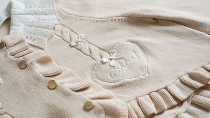 Dark Star Island - Sugar Frost - Sweet Lolita Cardigan Knit Embroidered Sweater