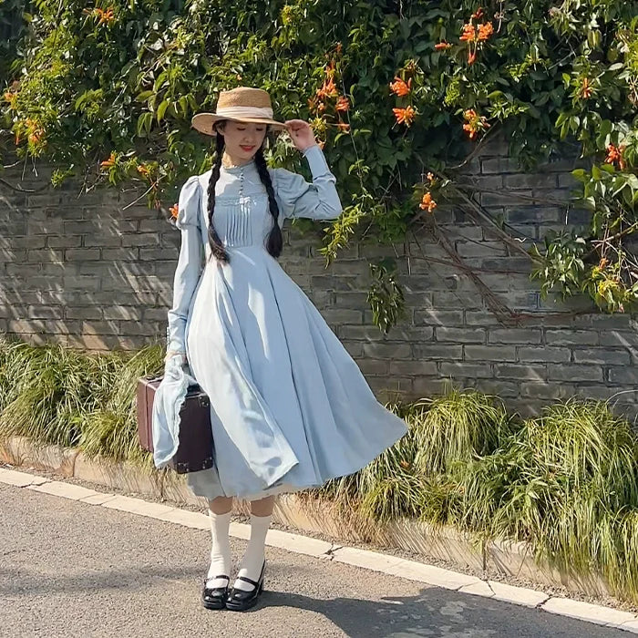 KINOKOKO - Aslan Blessings - Classic Lolita OP Seven-panel Slim Fit Dress with Cape