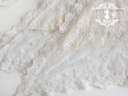 Miss point - Rose Silhouette - Lace Bow KC Lolita Accessories