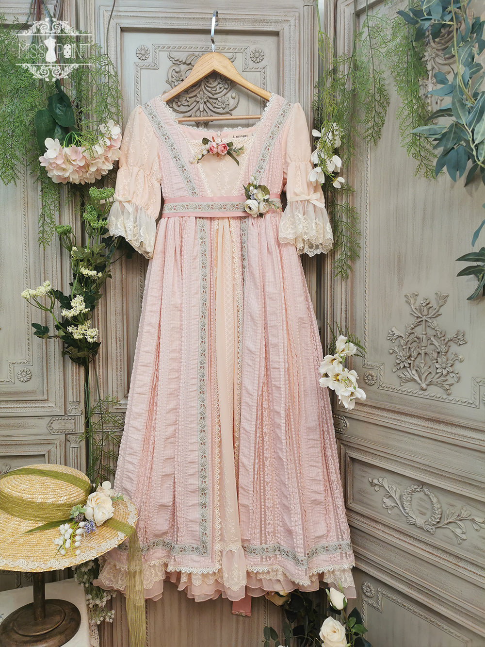 Miss Point - The Sally Gardens - Elegant Lolita Lotus Sleeves OP Dress