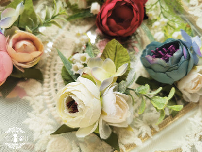 Miss Point - The Sally Gardens - Elegant Lolita Lace Choker and Brooch