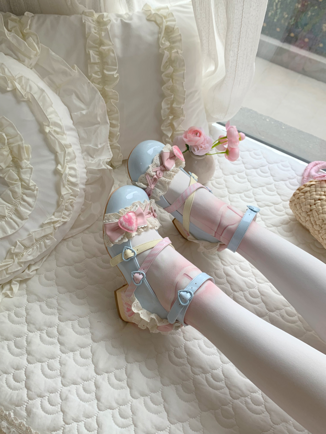 Aimee - Strawberry Limited 2.0 - Sweet Lolita Mary Jane Heel Shoes