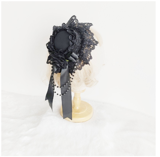 Day Dream - Gothic Lolita Top Hat Lolita Tea Party Halloween Hair Accessory