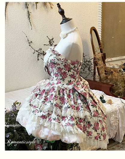 Diamond Honey - Sweet Lolita JSK Dress Sleeveless Dress for Spring Summer