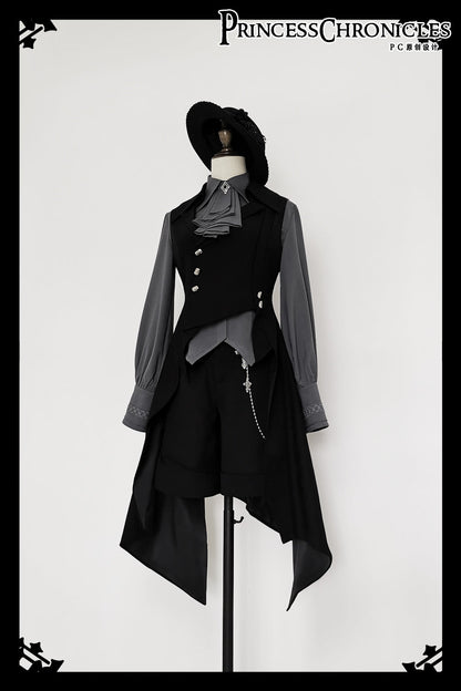 Princess Chronicles - Red Shadow - Irregular Ouji Lolita Prince Vest