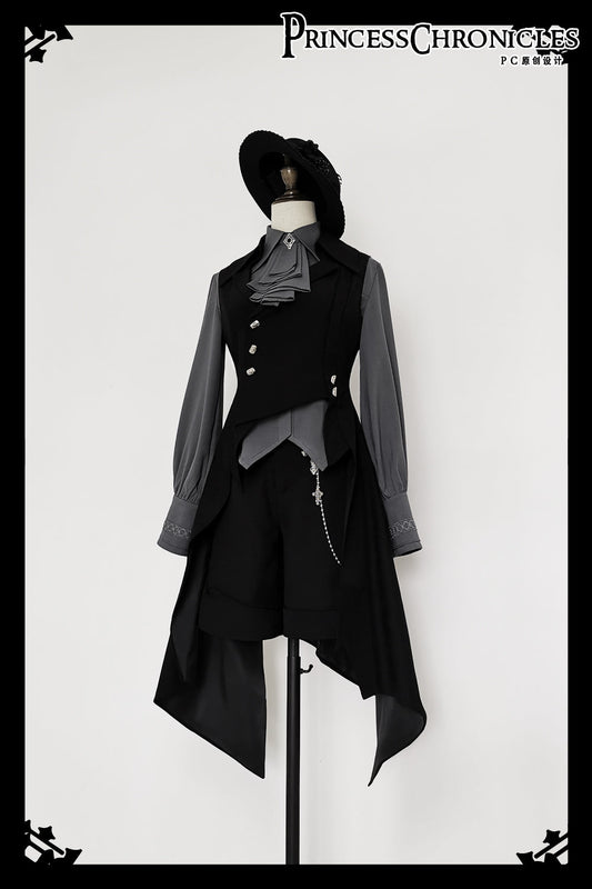 Princess Chronicles - Red Shadow - Irregular Ouji Lolita Prince Vest