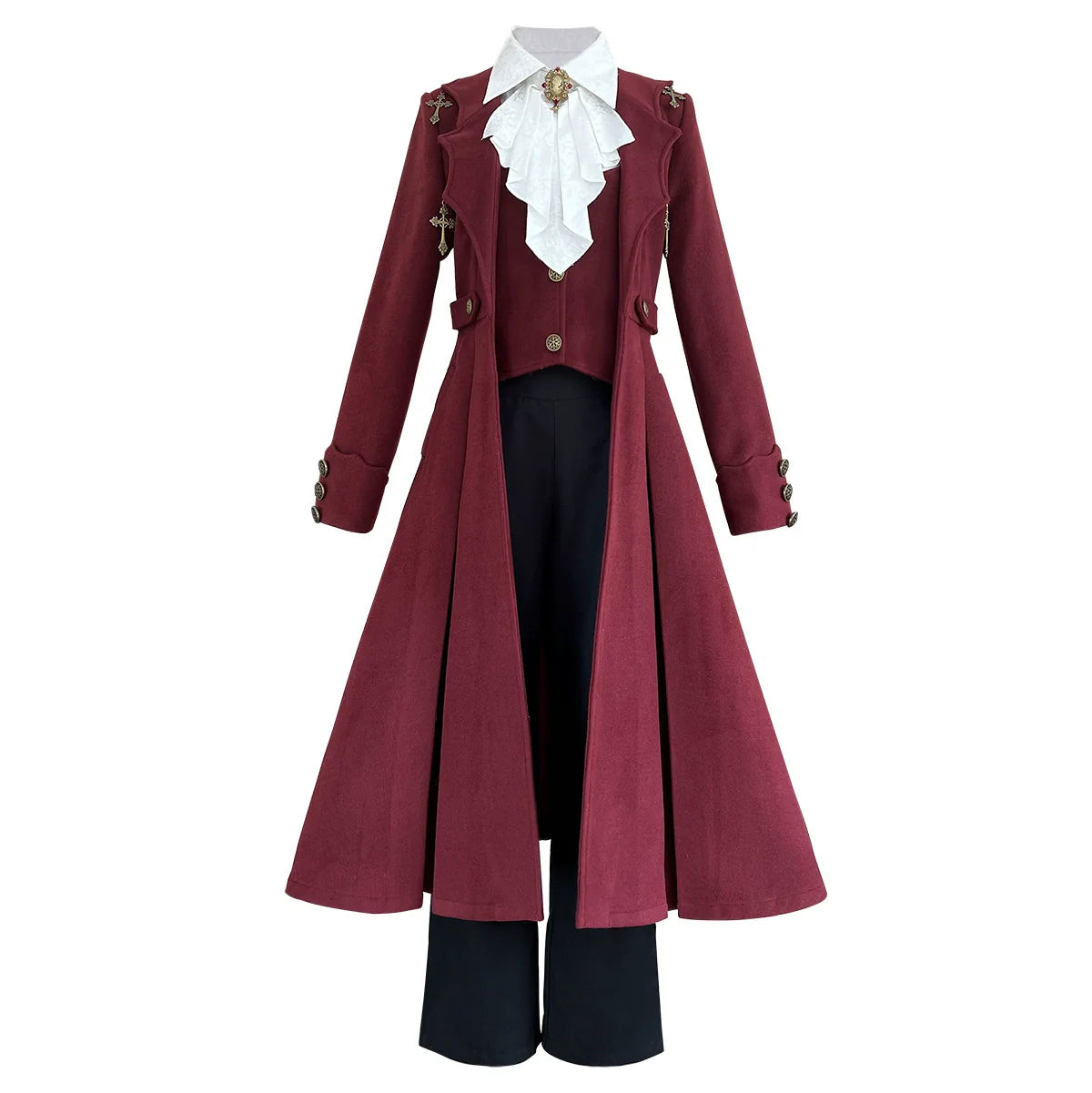 Cornfield Lolita - The Legend of Dracula - Gothic Ouji Lolita Winter Coat Set