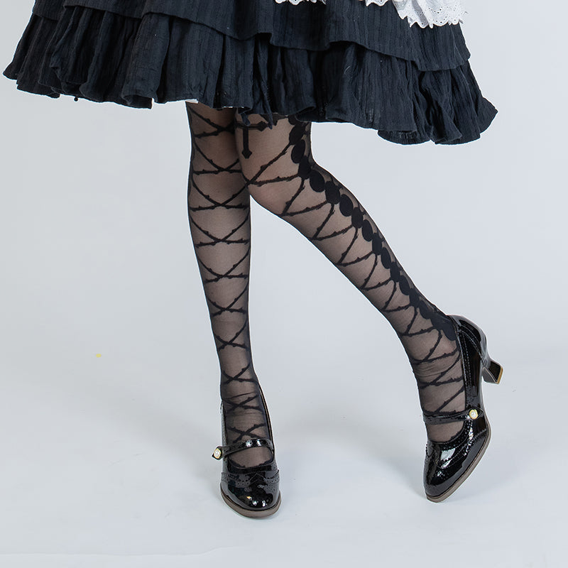 Roji roji - Thorn Kiss - Lolita Thigh Stockings Lolita Pantyhose