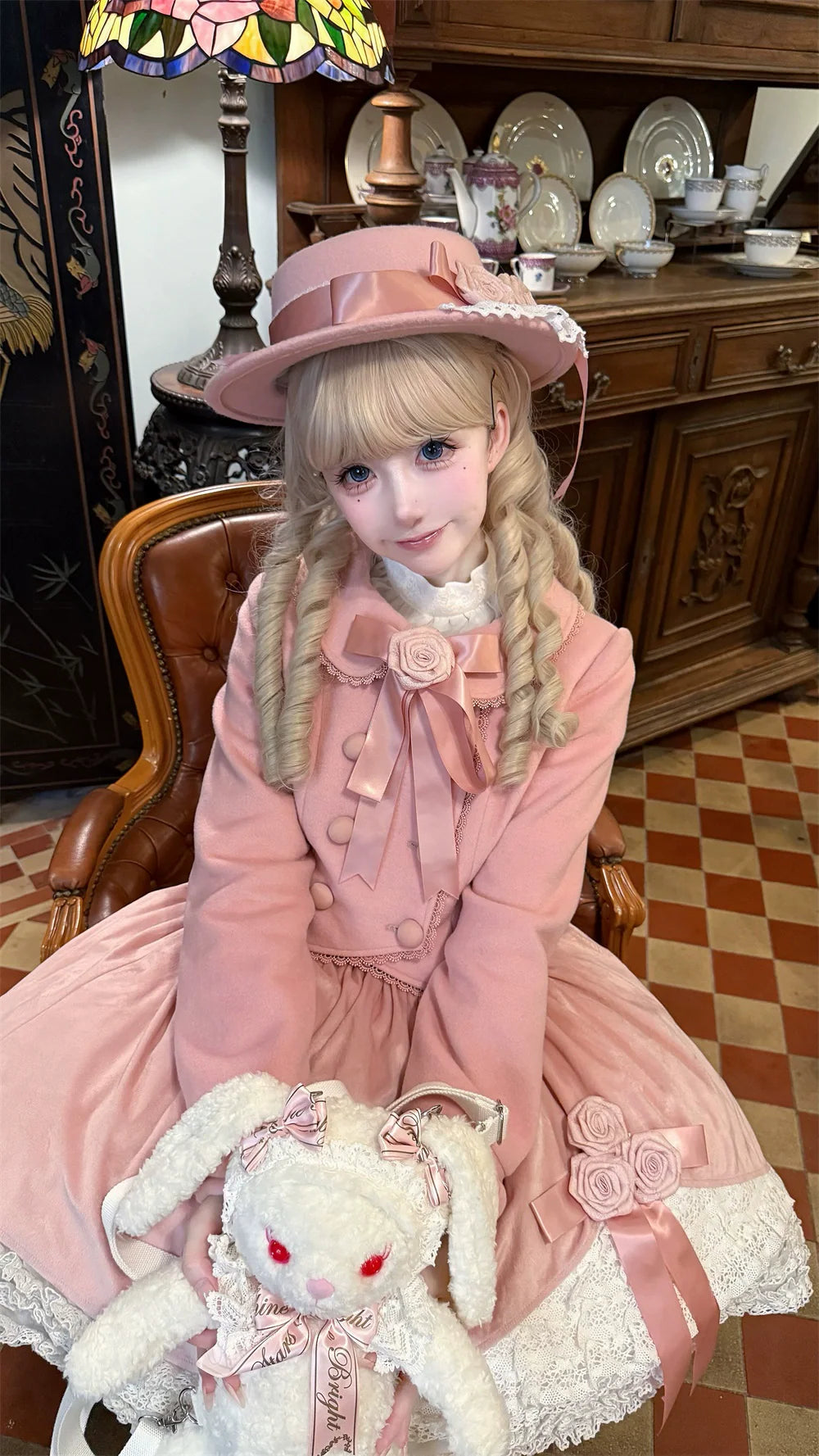 LeMiroir - Winter Solstice - Elegant Lolita Winter Short Coat & SK