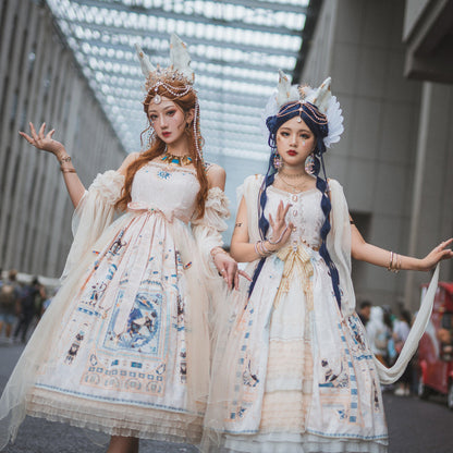 Miss Point - Dusk Bester - Egyptian Lolita Brooch Waistband Shawl