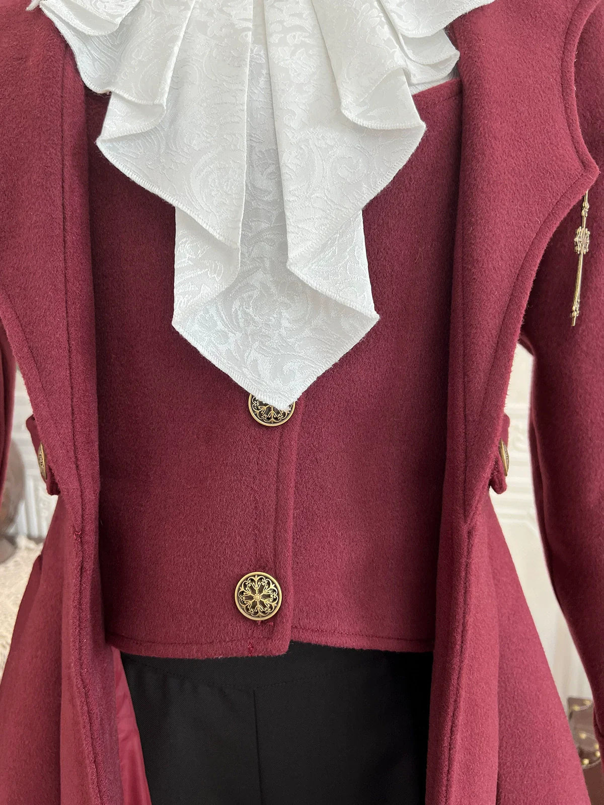 Cornfield Lolita - The Legend of Dracula - Gothic Ouji Lolita Winter Coat Set