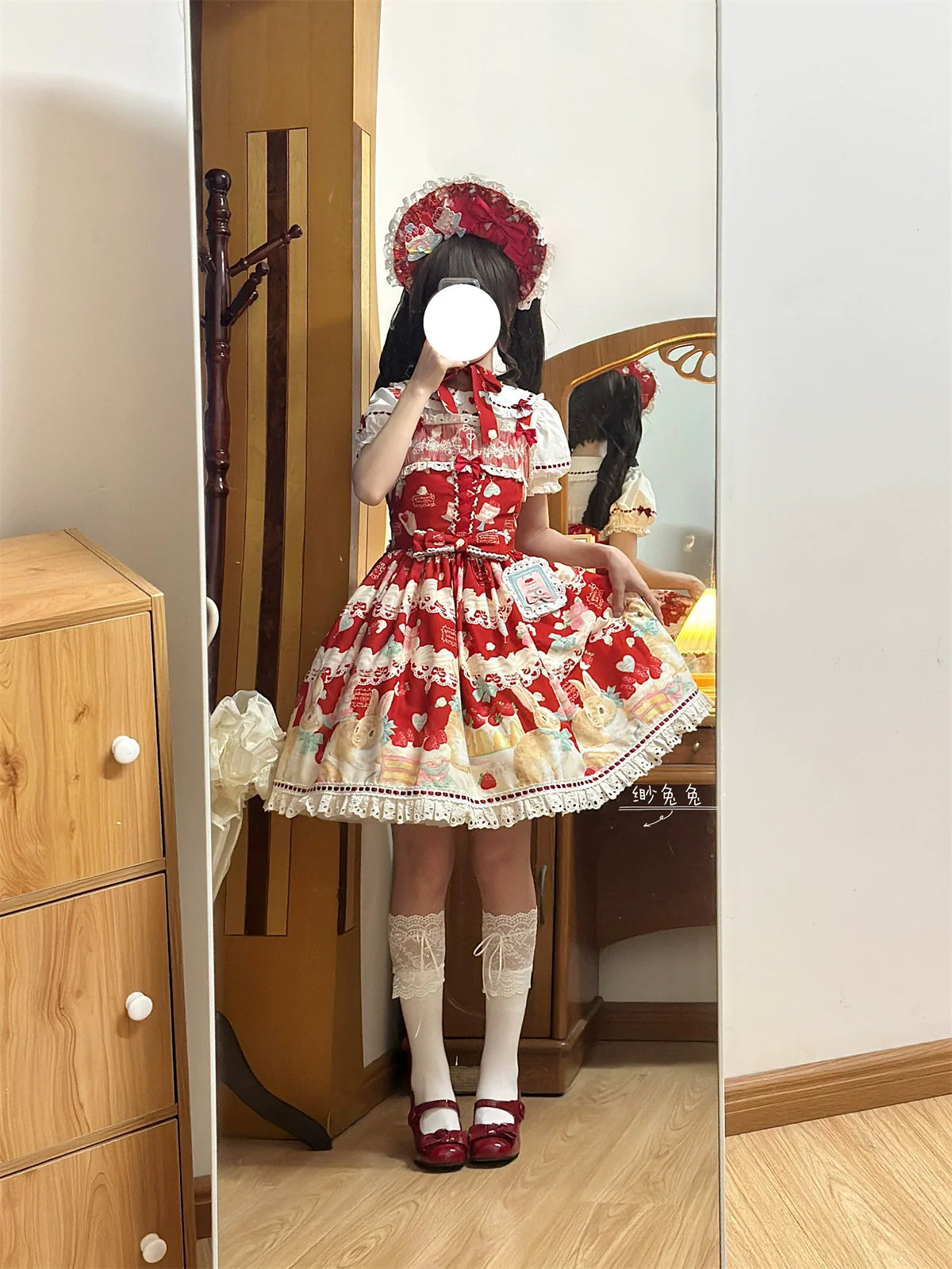 Dark Star Island - Honey Bunny Cake - Sweet Lolita JSK/OP/Strap SK/Shirt