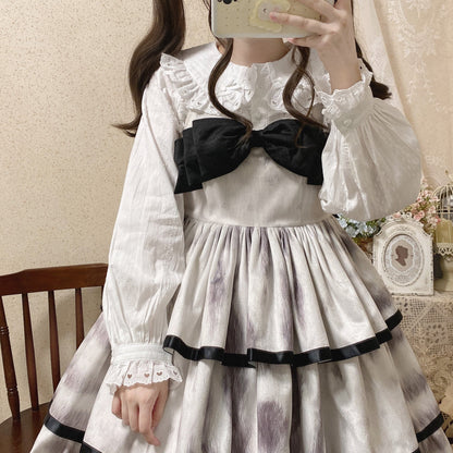 MIST - Sweet Lolita Blouse Doll Collar Multicolor