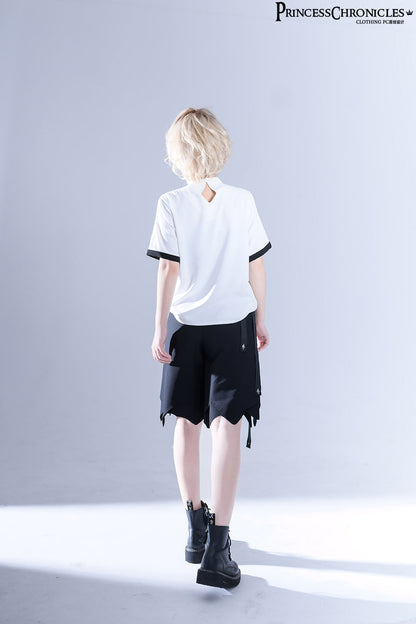 Princess Chronicles - LueYingGuiTan - Ouji Lolita White Embroidery Shirt