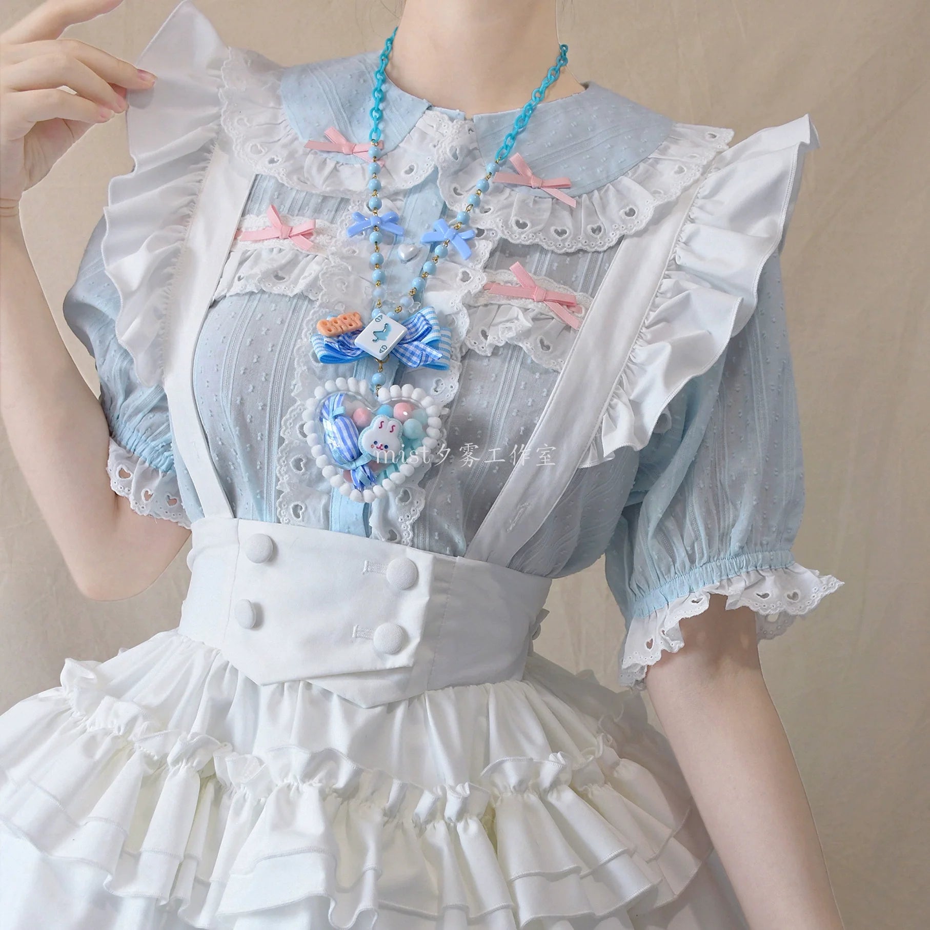 MIST - Cotton Sweet Lolita Blouse, Peter Pan Collar