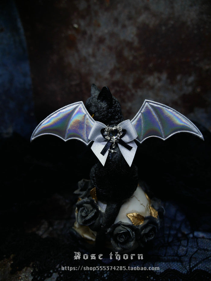 Rose Thorn - Multicolors Gothic Lolita Little Bat Brooch Hairpin