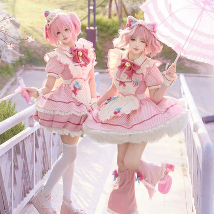 Sakurahime - Berry Bubble - Cute Lolita OP Dress Two Kawaii Styles