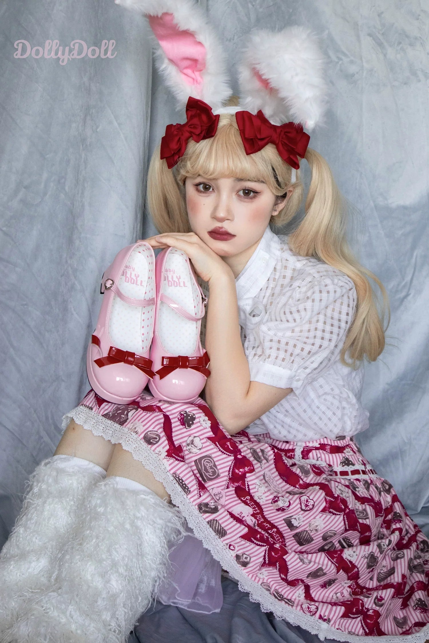 Dolly Doll - Lovers' Gift - Round Toe Middle Heel Mary Jane Lolita Shoes