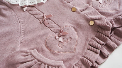 Dark Star Island - Sugar Frost - Sweet Lolita Cardigan Knit Embroidered Sweater