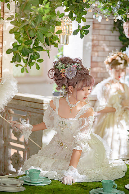 Sweet Wood - Secret Garden In Midsummer - Elegant Lolita Bridal JSK