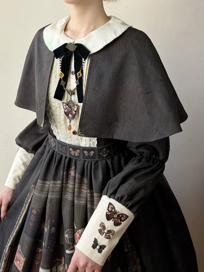 Miss Point - German Bookshelf - Classic Lolita OP Dress & Detachble Cape