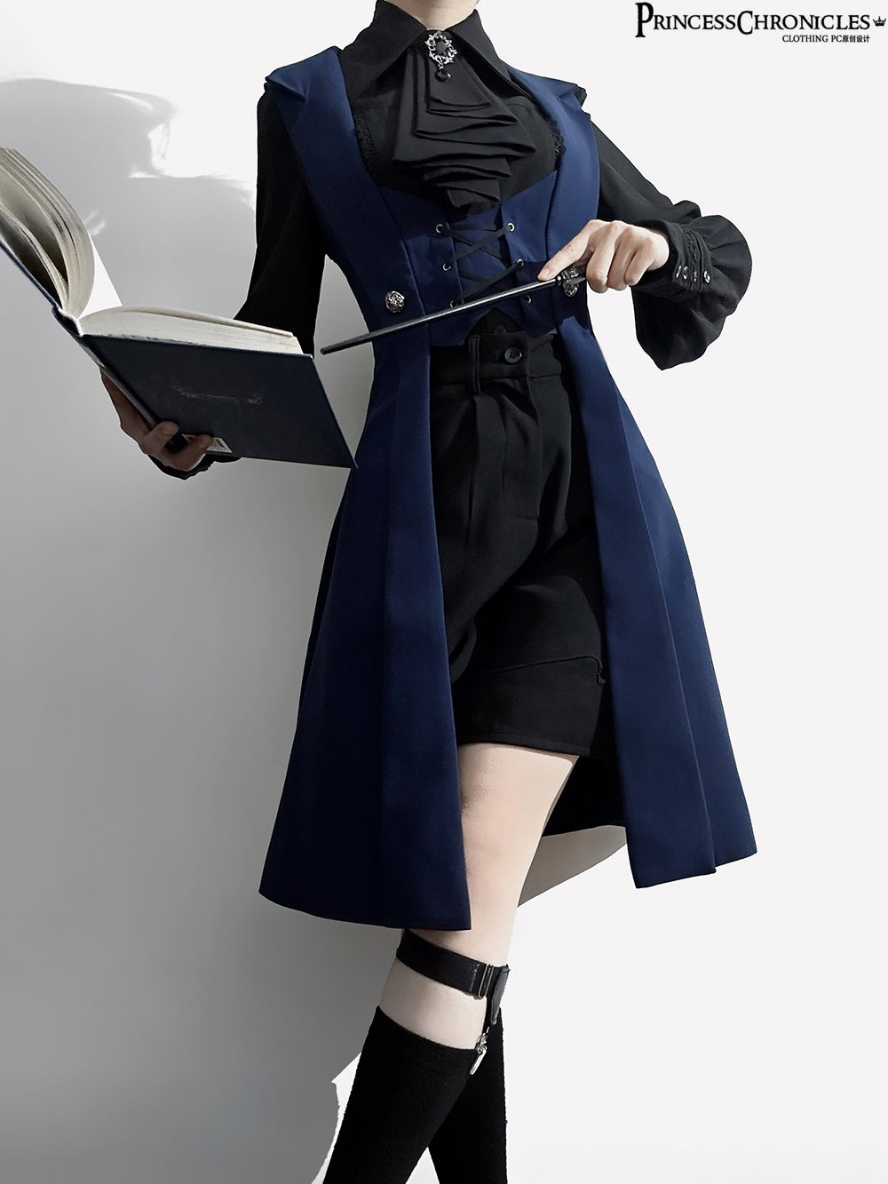 Princess Chronicles - The Night Prelude - Gothic Lolita Handsome Long Slim Vest