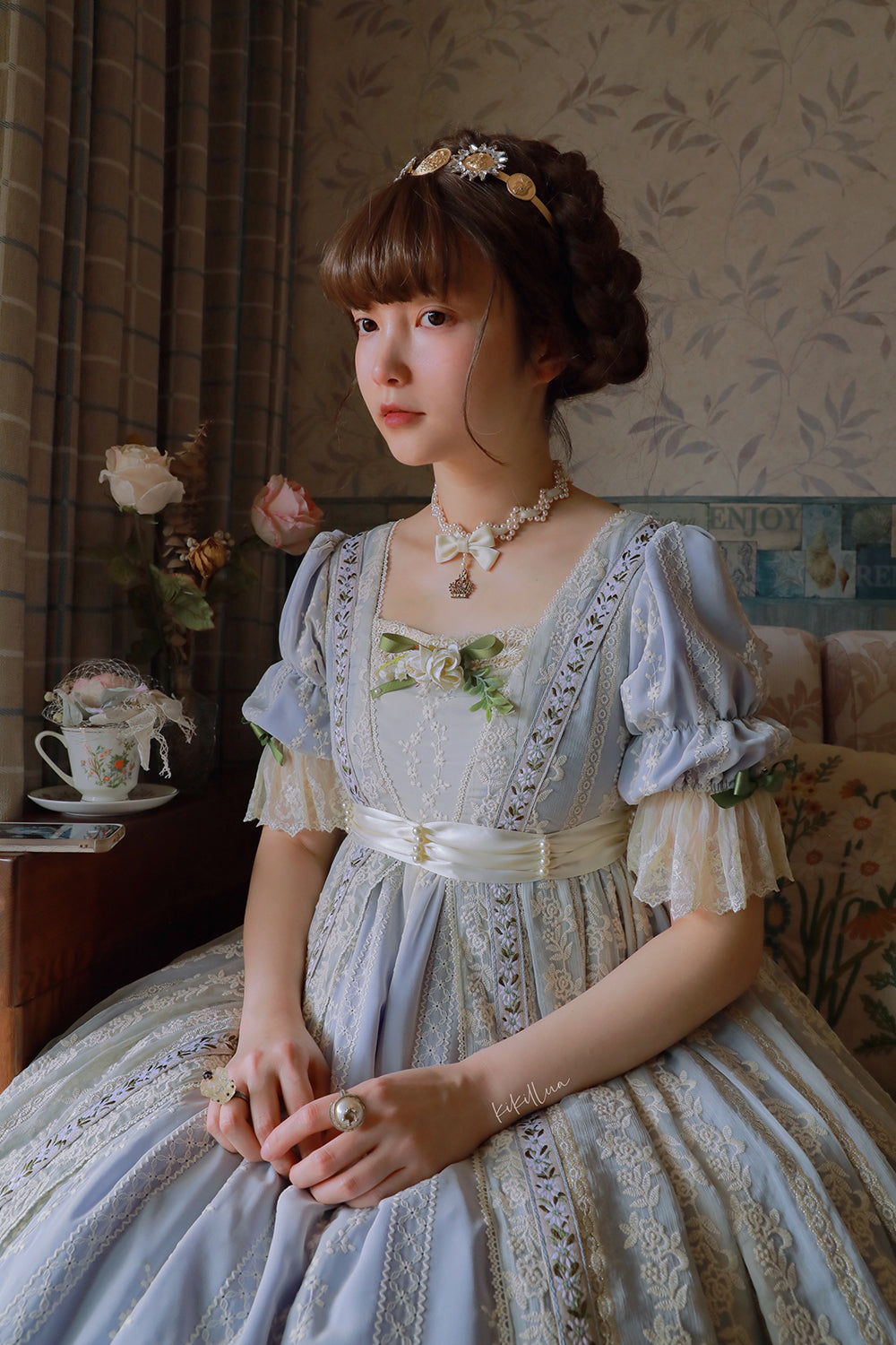 Miss Point - The Sally Gardens - Elegant Lolita Empire-cut OP Dress