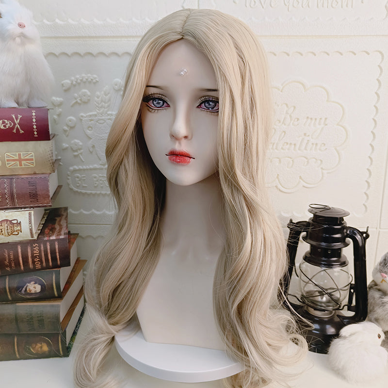 RainbowMe - Elegant Lolita Long Curly Wig Multicolor