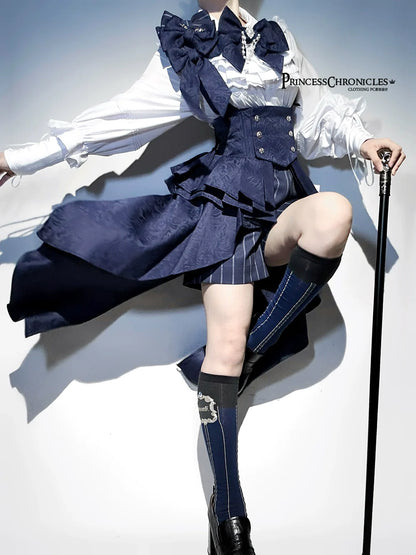 Princess Chronicles - Rabbit Theater - Ouji Lolita Suspender Waistband Shorts Set