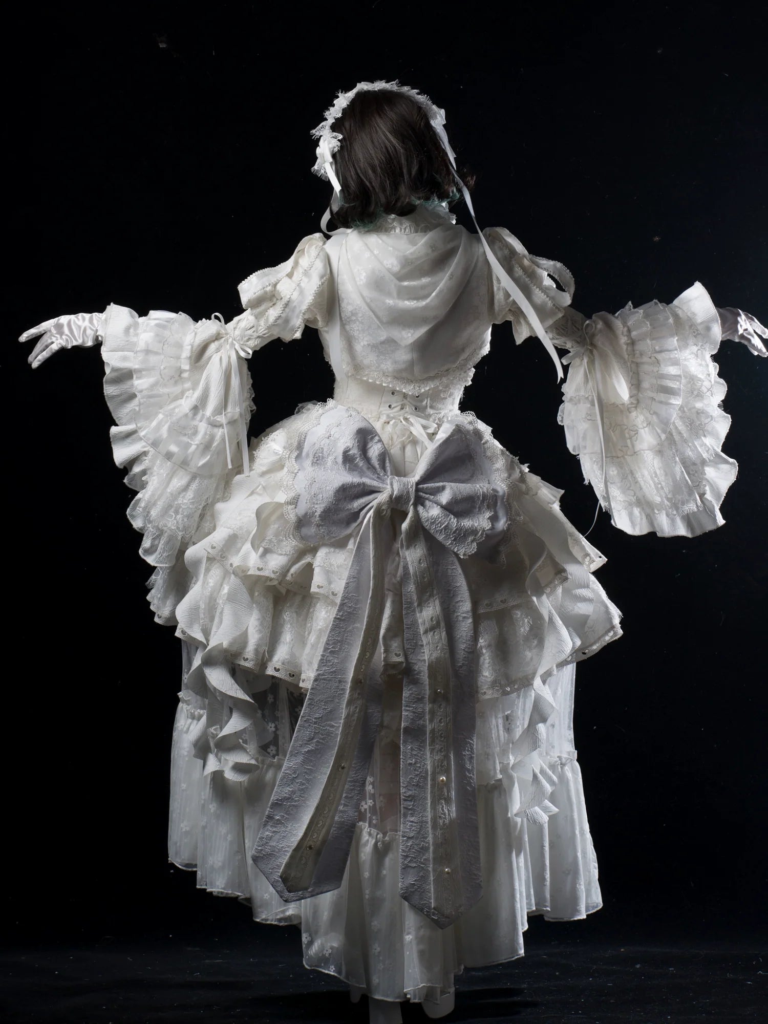 Smoothy - Caliburn - Gothic Lolita JSK Dress with Bolero with Detachable Sleeves