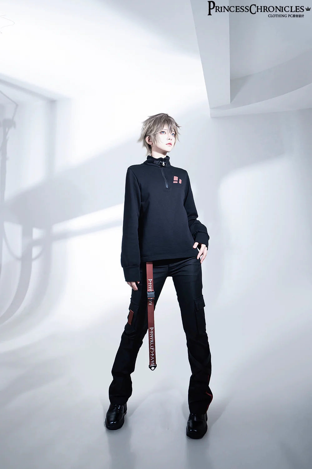 Princess Chronicles - Nameless Blade - Waste Soil Ouji Lolita Slim Black Pants