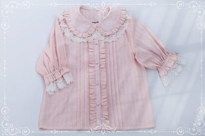 MIST - Sweet Lolita Golilla Short Sleeve Shirt