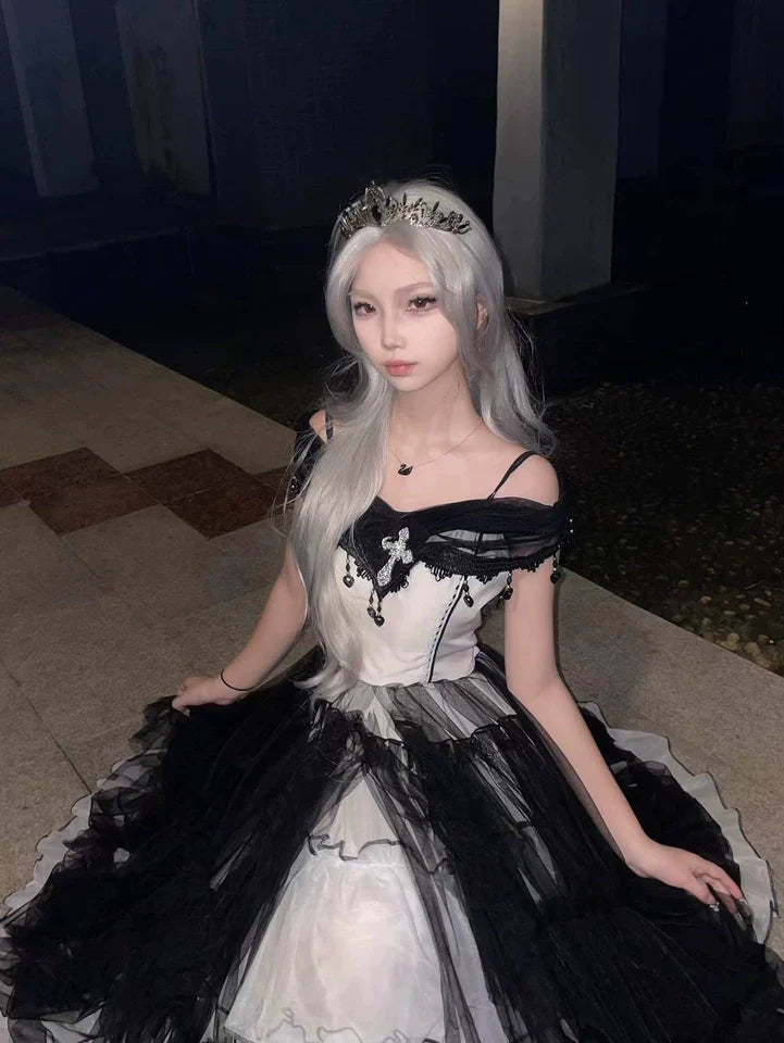 Daydream Whisper - Aphrodite - Gothic Lolita JSK Bridal Wedding Lolita Dress